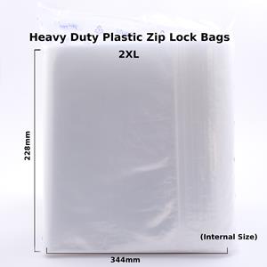 Zip Lock Bags 2XL Dimensions