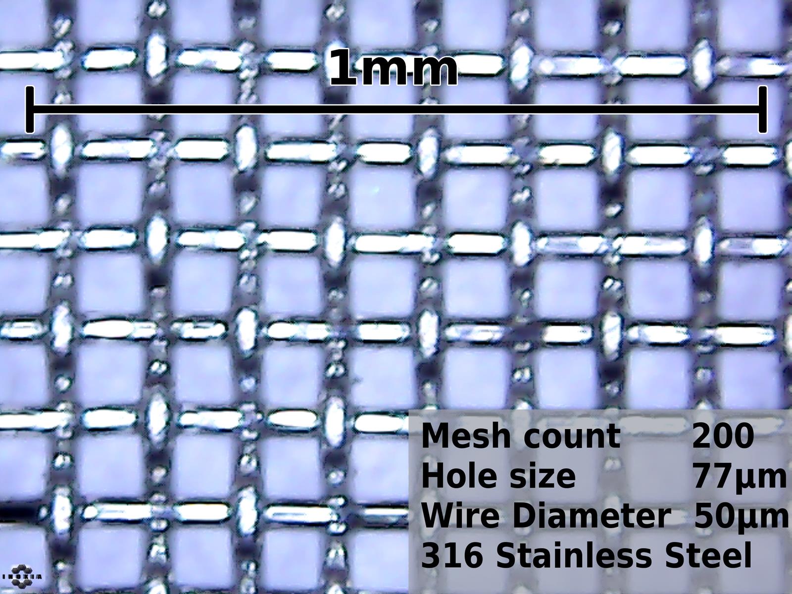 12 Width 64 microns Mesh Size Opaque Off-White 45% Open Area Nylon 6/6 Woven Mesh Sheet 12 Length 