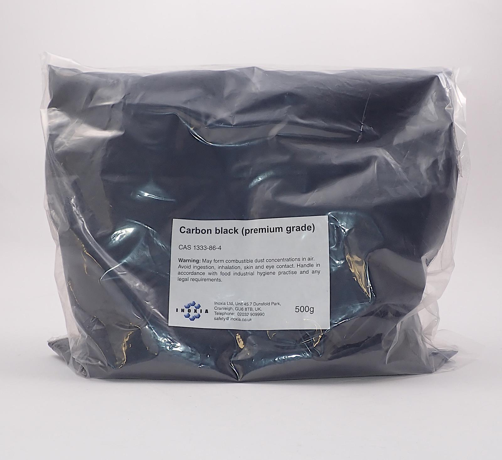  Lampblack (Carbonblack/Soot) Pigment - Weight: 500g - by Inoxia